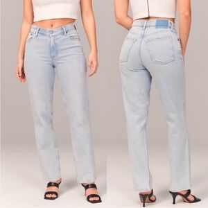 Abercrombie & Fitch 90’s straight leg low rise jeans NWT 37
